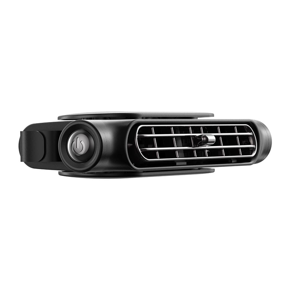 Car Headrest Cooling Air Fan 3 Speeds Adjustable Air Cooling Fan USB Powered Car Seat Cooling Fan for Front Rear Seat Passenger