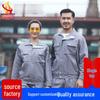 Men's Long Sleeve Workwear Set - Durable Spring/Autumn Top for Auto Repair, Welding, Construction, and Labor Protection.