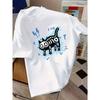 European sizes ' Cartoon Skull Graphic T-Shirt - Casual Streetwear Tee with & Design, Short Sleeve Round Neck Summer Top for, Trendy Outfits