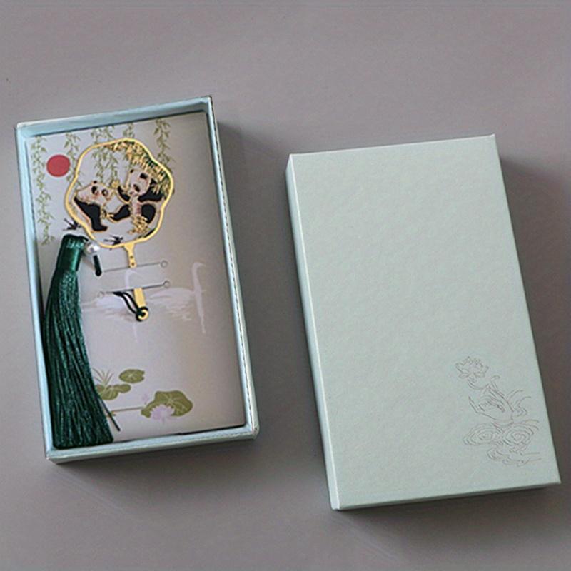 1pc Panda Metal Brass Bookmark Can Be Used As Birthday Gift, Teacher Thank-you Gift, Graduation Gift