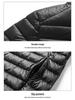 Men's Gray Lightweight Short Down Jacket - 2024 Autumn/Winter Trendy Casual Style