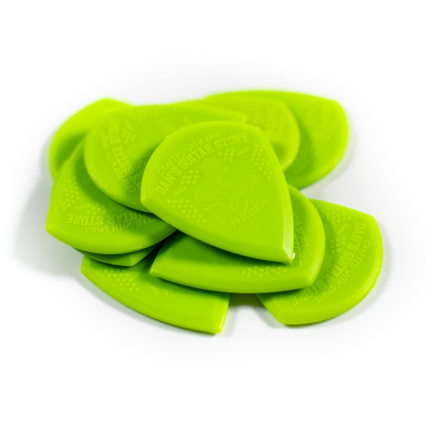 

Dan s Guitar Store Precision Mini Guitar Picks - These 10 x 1.6mm double-bevel extra-grip picks are perfect for fast songs and controlled playing.
