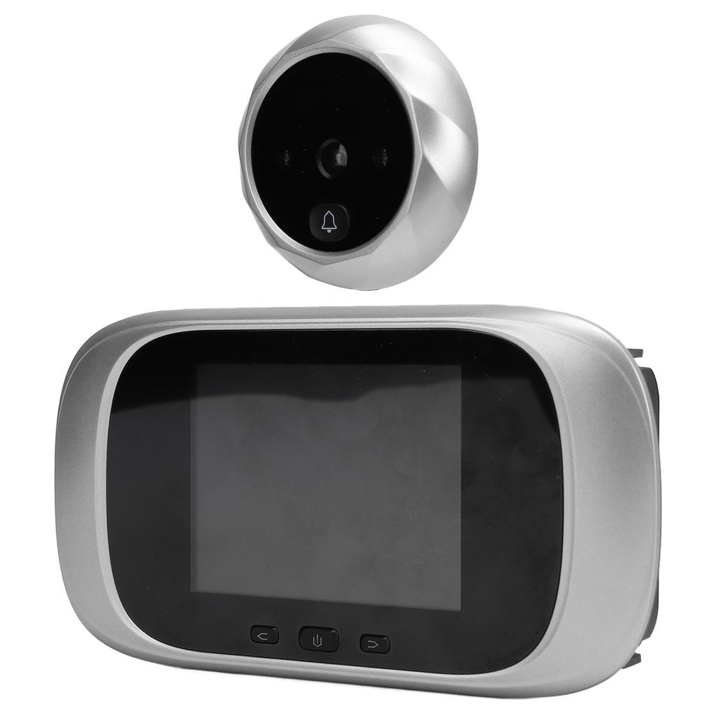 Visual Door Viewer Door Smart Peephole Camera Doorbell with 2.8 Inch LCD Display Infrared Night Visual Photo Taking for Home Security