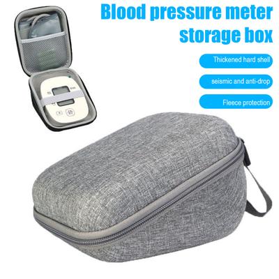Yousheng Hard Carrying Case Large Capacity Zipper Closure Shock-Proof Blood Pressure Monitor Portable Storage Organizer Bag with Handle