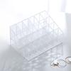 Clear 9/24/36/40 Grids Acrylic Makeup Organizer Lipstick Holder Display Rack Case Cosmetic Nail Polish Make Up Organiser Tool