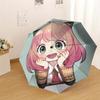 1PC Cat-eared Chibi Pattern Small Travel Compact Windproof Umbrella, Automatic Folding Umbrella, Automatic Open/Close ,Gift-65