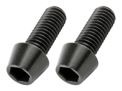 POSH M8X20 900820-T9 Motorcycle Supplies, Tapered Cap Bolts, Stainless Steel, Black, 2 Pieces