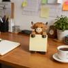 Highland Cow Memo Board Resin Notes Holder Cute Desktop Decoration Office Study Organizer Practical Gift for Home And Office Use