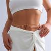 Ingemark Sexy Rhinestone Star Tassel Pendant Waist Belly Belt Chain for Women Summer Bikini Rave Body Zircon Y2K Accessories