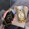 Gorgeous letter gold "R" For Samsung A 31 32 A33 A34 35 14 A15 13 16 25 26 50 52 53 54 55 56 70 71 72 73 Golden glass phone case