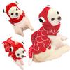 Pet Costume Fish Shape Dog Outfit Halloween Dress Up Cotton Vest Small Medium Large Dogs