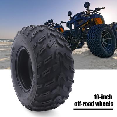 2x10-10 Aro de Pneu 10 Polegadas Rodas ATV 2 para Quadriciclo UTV Off Road 200cc 250cc Durável, Ampla Compatibilidade para ATVs, Karting Preto
