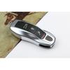 1 Set Silver ABS Car Remote Key Case Repalcement Part For Porsche Macan 2014-23