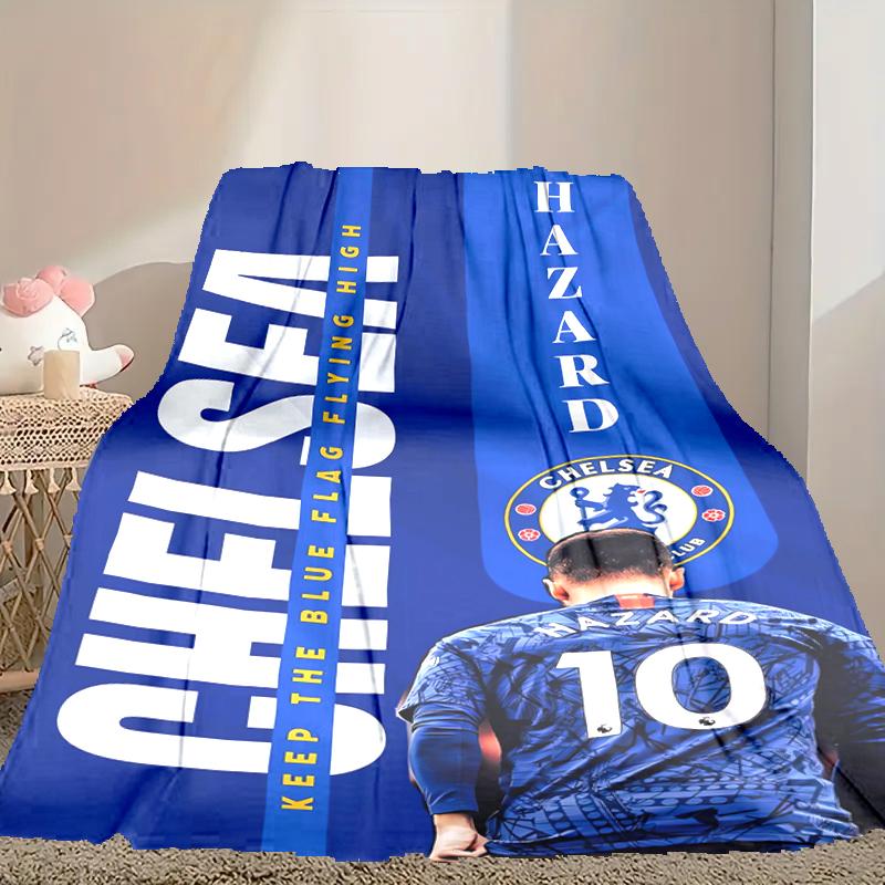 [Chelsea FC Blanket] Soft Throw Blanket for Bed Sofa, Holiday Gift Blanket for Women Men Family Friend