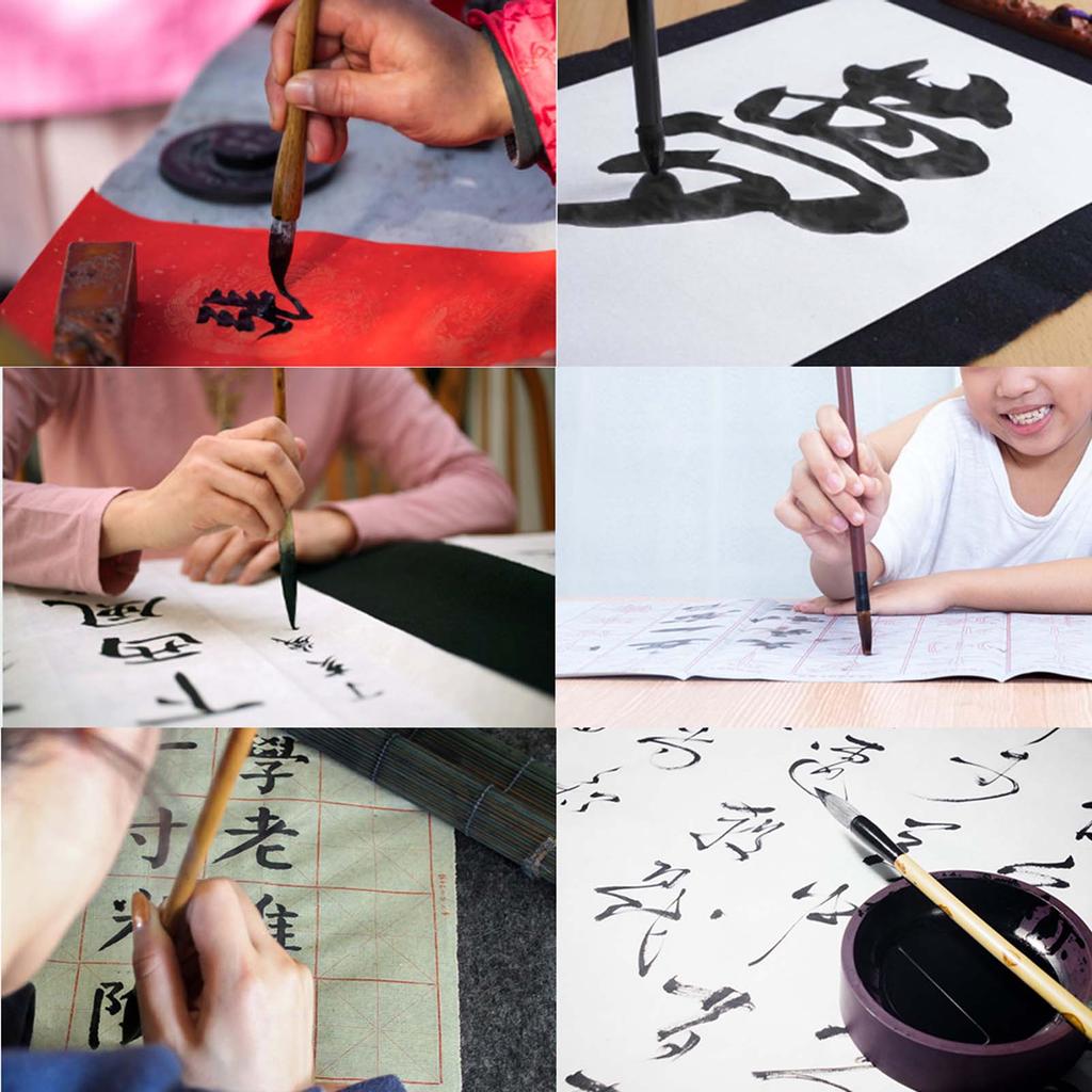 Brush Calligraphy Set Brushes Repeated Use Student Beginner Practice Practical Version