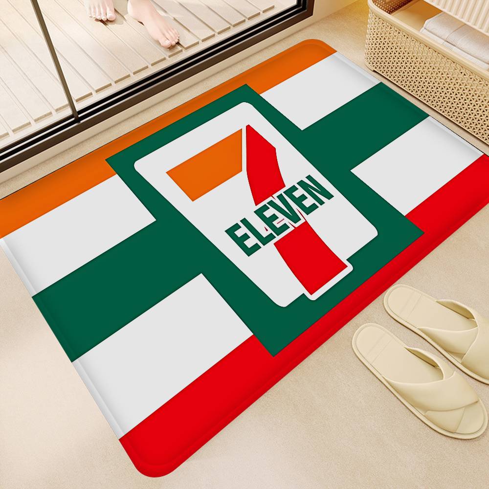 7-E-ELEVENS Bathroom Mat Kids Room Bedroom Decoration Balcony Anti-Slip Doormat Living Room Welcome Rug