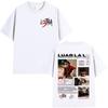 Rapper Luar La L Musikalbum L3TRA T-Shirts Herren Damen Hip Hop Mode Kurzarm-T-Shirts Vintage Oversized T-Shirt Streetwear
