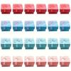 24pcs Jewelry Gift Box Necklace Earrings Ring Bracelet Paper Box, Gift Box Ribbon Packaging Box Wedding Decoration Box Gift Box