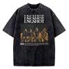 LNGSHOT Jay Park Same T Shirt Vintage Washed Cotton Summer Street Style ShortSleeve Tee Men Women Trendy Hip Hop Crew Neck Top