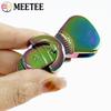 Meetee 2/5/8Pcs Colored Metal Lock Buckle for Handbag Purse Coin Box Clasp Decor Padlock Replaceable Bags Hardware Accessories