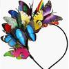 Mori Wreath Headgear Exaggerated Bridal Hair Accessories Butterfly Shape Studio Catwalk Stage Accessories