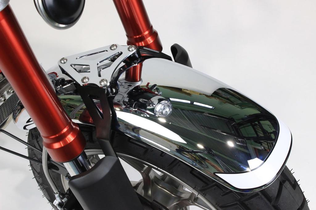 SHIFT UP Motorrad Kotflügel Unten Halterungs-Kit für Monkey 125 (JB02/JB03) - Kompatibel mit originalen Frontkotflügeln (Produktcode: 270084)