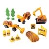 Maruka Powerful Trio Die-Cast Toy Vehicles and Construction Vehicles for Ages 3 and Up (197376)