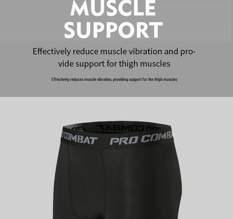 Men's Quick-Dry High-Elastic Compression Sports Leggings for Summer