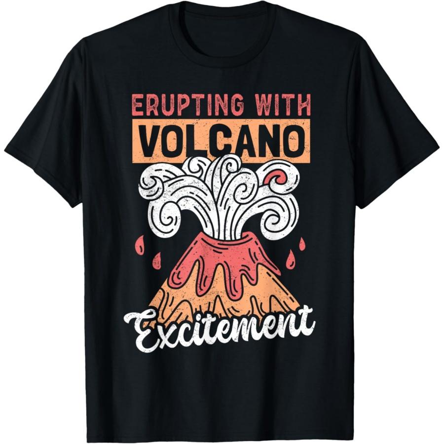 

Erupting with Volcano Excitement Hawaii Volcano T-Shirt XXXXXL чёрный
