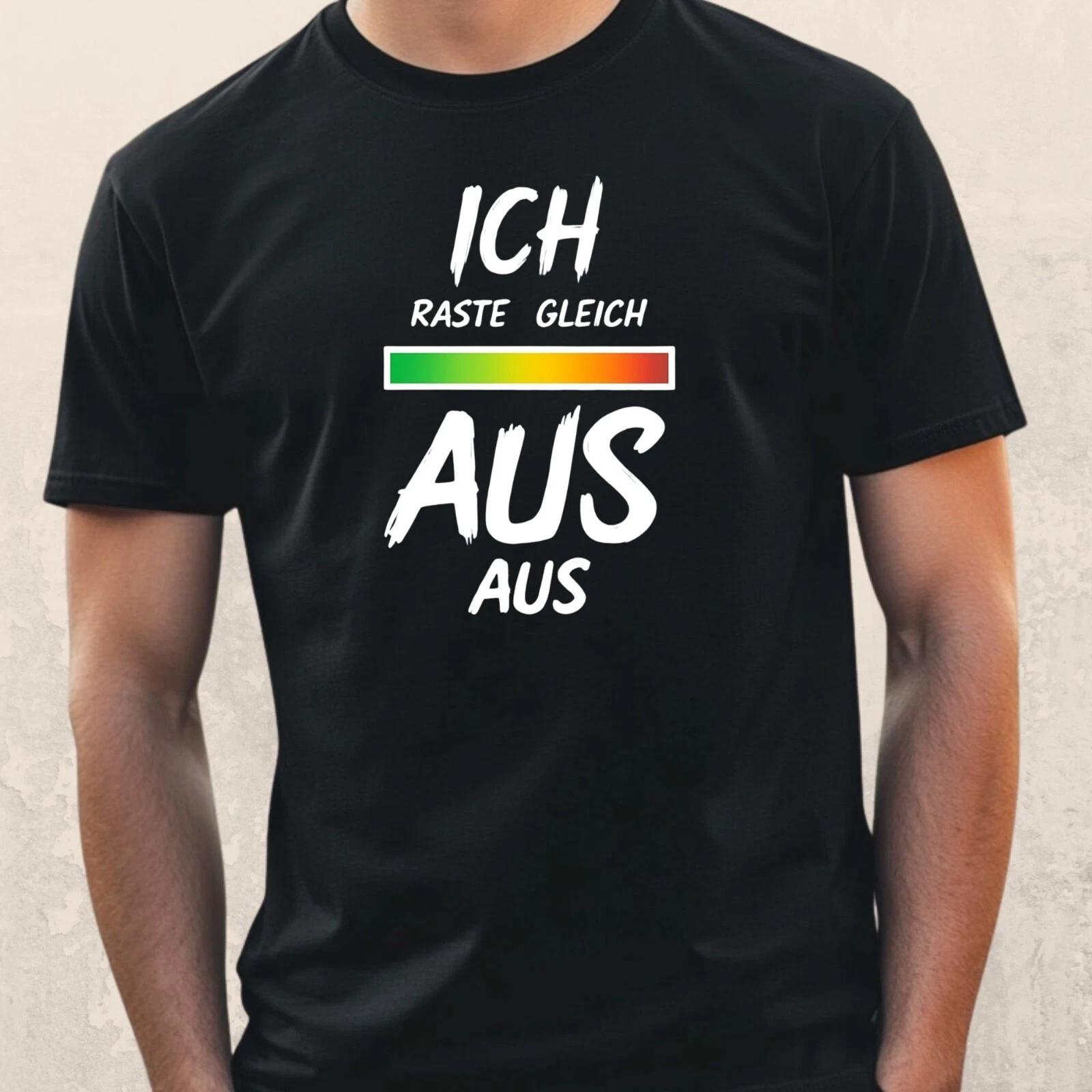 T-Shirt Herren Ich raste Gleich aus Motiv Baumwolle Größe S bis 5XL XXXXL