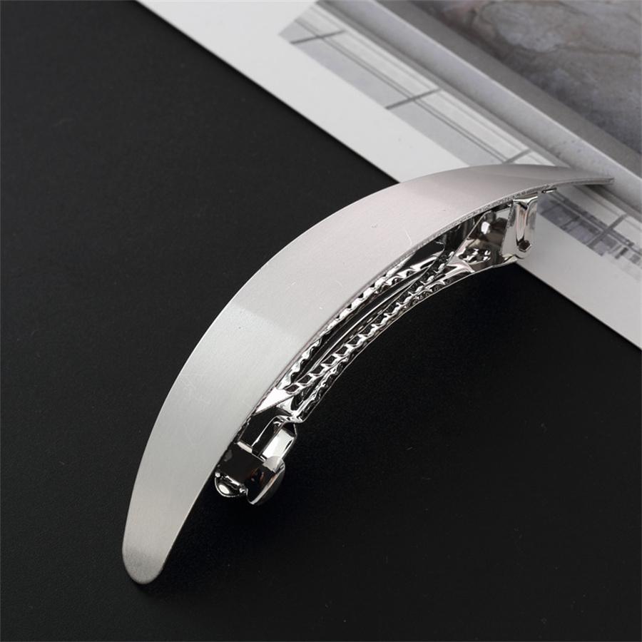 New Simple Fashion Metal Alloy Hair Clips Geometric Ponytail Holder Girls Hairpins Hair Barrette Horsetail Headwear Styling Tool