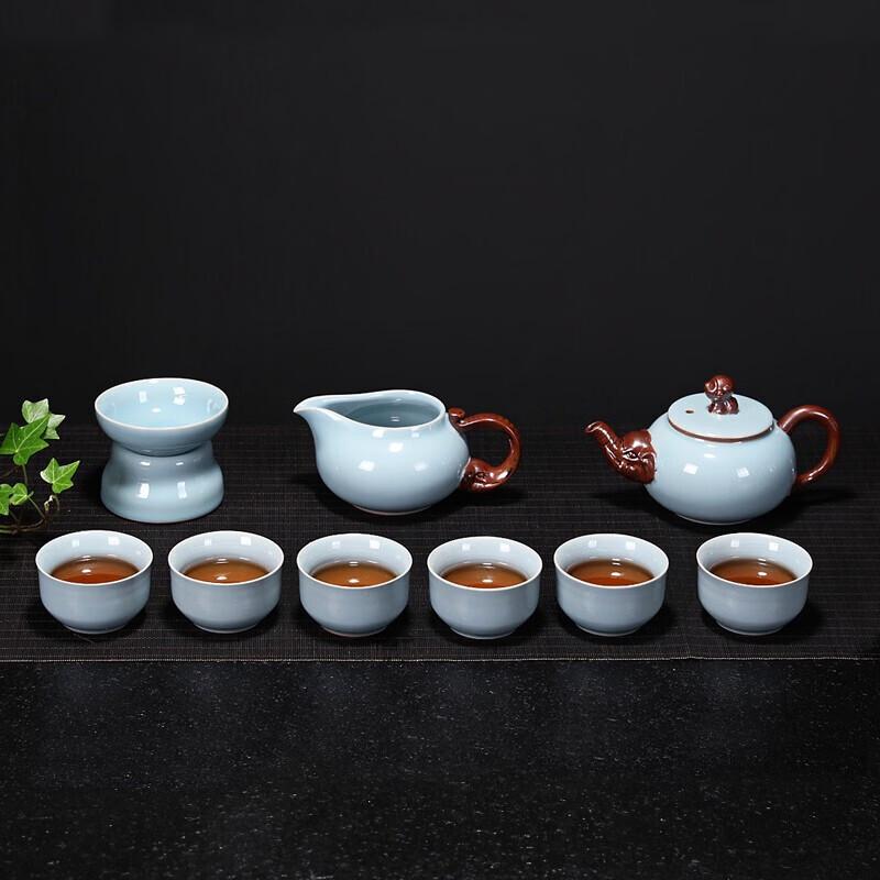 

Eight-Sided Rites Ceramic Tea Set