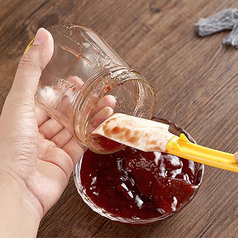 Silikonová škrabka na pečení s nepřilnavým máslem, špachtle na čokoládu, vyhlazovač dna lahví, kuchyňské nástroje na pečivo, škrabka