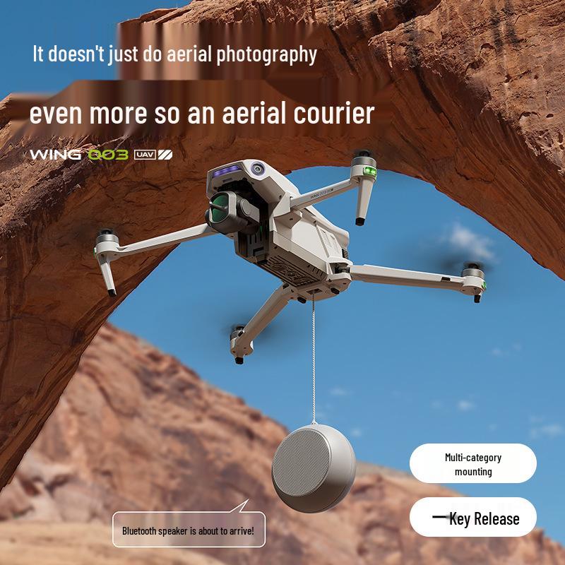 Wing 003 Pro Drone: Touchscreen GPS Control, 3-Axis Gimbal, Laser Obstacle Avoidance, Ultra-Long Battery for Aerial Photography.