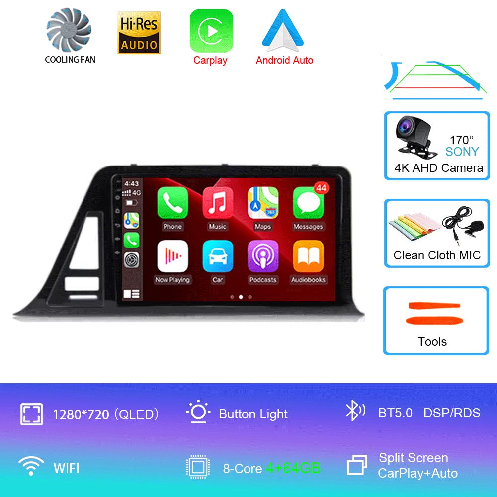 For Toyota C-HR CHR 2016-2020 Car Radio Android 14 Carplay Auto Screen Multimedia Player Right Hand Driver Stereo 2din Head Unit