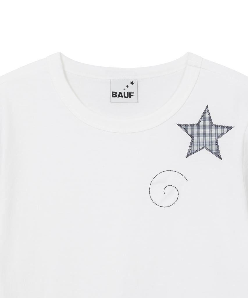 BAUF B Star Slim Fit T-Shirt [White]