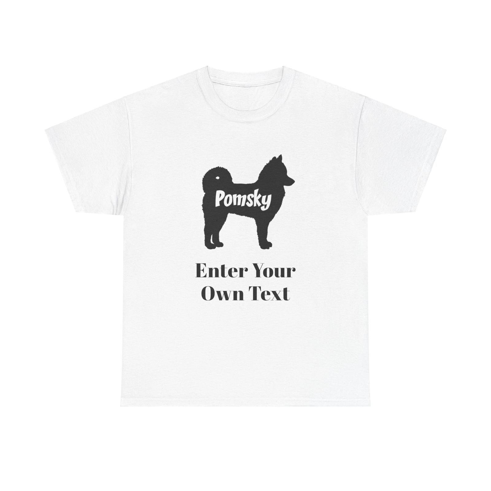Custom Personalized Pomsky Shirt Dog Lover Gift Unique Pet T-Shirt Breed Tee 4XL