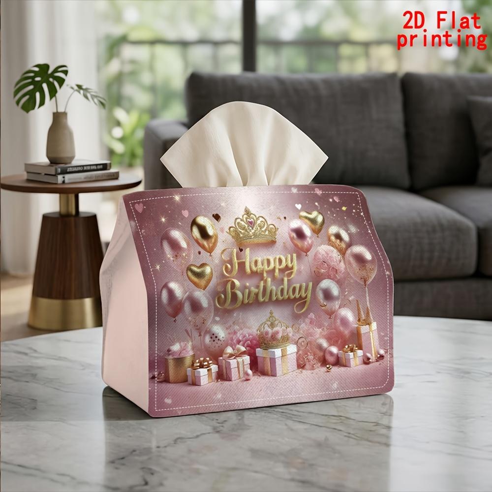 1pc Modern Reusable Tissue Box Suitable for Kitchen, Living Room, Parties - Decorative Napkin Dispenser with Tissue Holder, Compact Desktop Storage fo