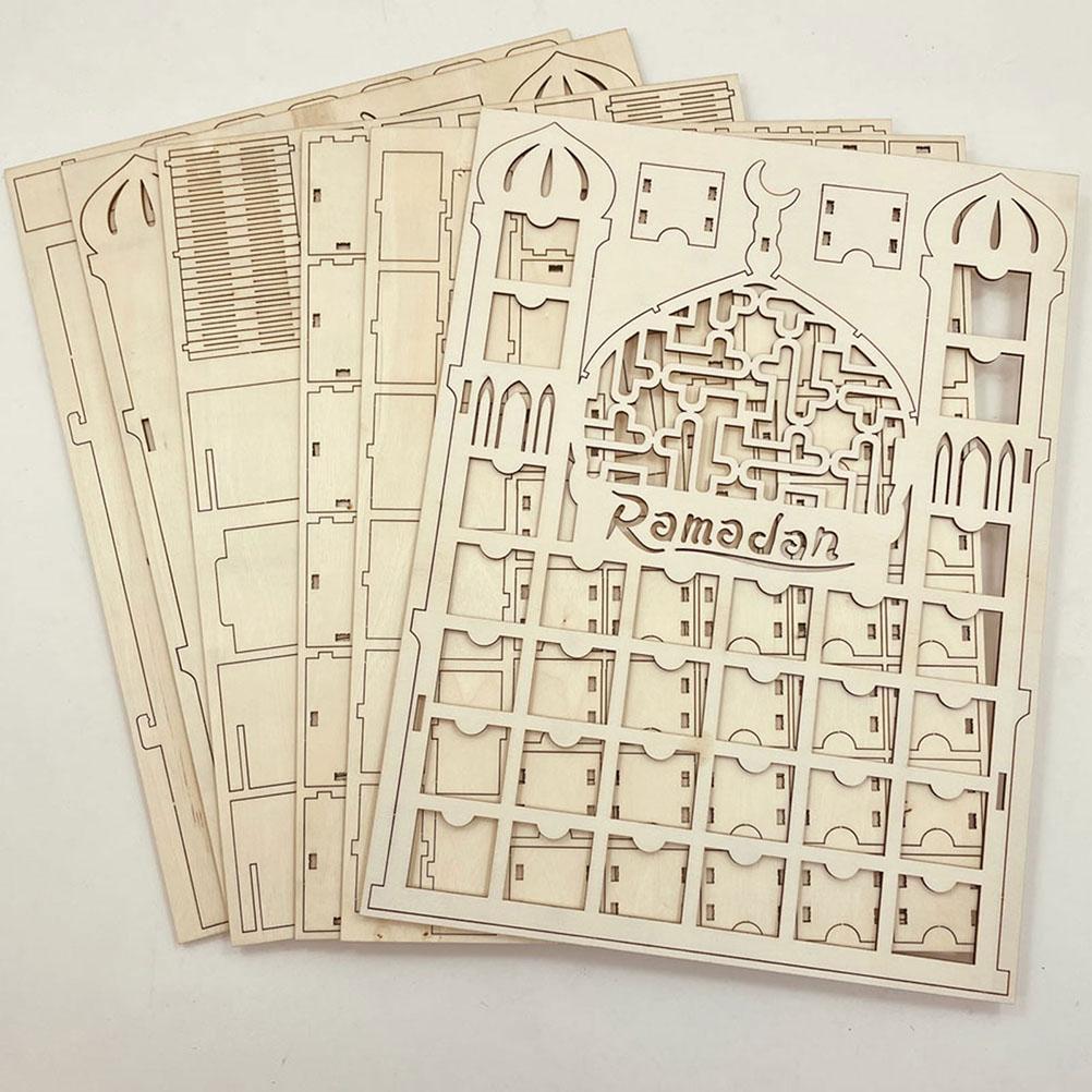 Wooden Ramadan Advent Calendar 2022 Eid Ramadan Mubarak Advent Calendar with Drawers 30 Days