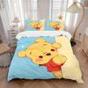 3pcs Winnie the Pooh Cute Cartoon Print Cover Set Ultra Soft, Breathable, and Comfortable Bedding with Stylish Design for Bedroom and Guest Room