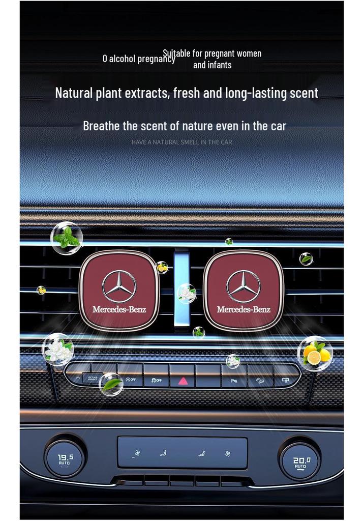 Mercedes-Benz C/E/S-Class GLC/GLA/GLE/GLB Car Air Vent Freshener - Long-lasting Light Fragrance