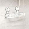 Wall-mounted Suction Cup Storage Rack Space Saving Bathroom Drain Rack  Kitchen