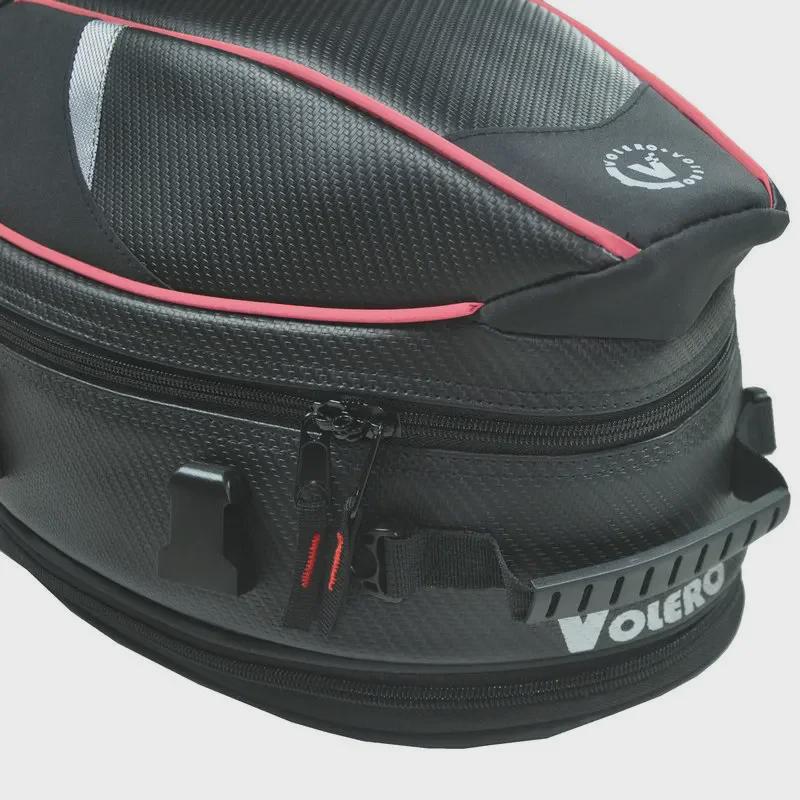 VOLERO Motorcycle Rear Tail Bag: Waterproof Helmet Backpack BAG-014