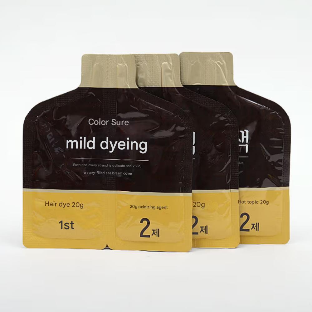 ColorSure Pouch Hair Dye Dark Brown 3-pack
