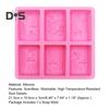 Non Stick Soap Mold Y Reusable Handiwork 3D Rectangle Bee Silicone Pastry Mold