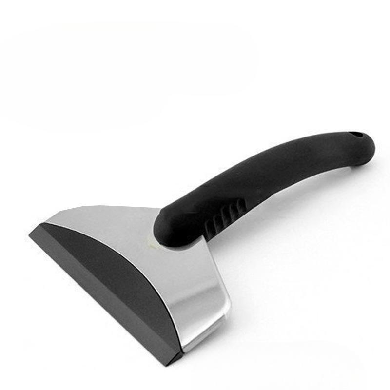 Screwless Telescopic Bull Bar Snow Scraper, Car Snow Scraper, Defrosting and De-icing Shovel, Snow Brush Tool for Snowplows