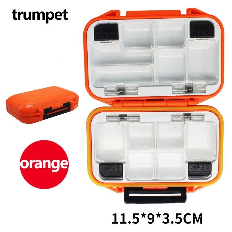 

BURLE OEM And On Stocks Fishing Accessories Bait Storage Box 4 Colors Large Medium Small Size Fishing Supplies Box
