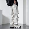Paratrooper Pants Tooling Pants Trendy Men's Summer Thin American Trendy Brand Straight Casual Pants Men's Drawstring Sweatpants