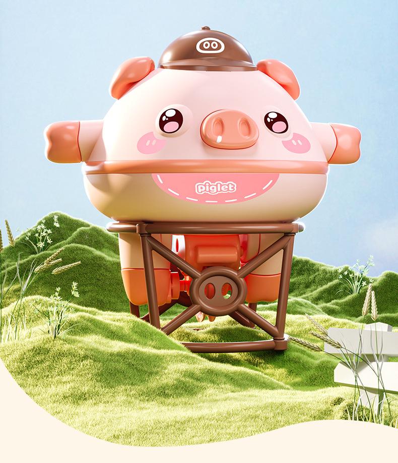 Kids' Balance Pig: Electric Roly-Poly Unicycle & Educational Spinning Top