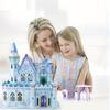 3D puzzle Ice Castle & fantasy castle for princess girls, DIY educational kid's 3D puzzle Christmas/Black Friday/birthday gift